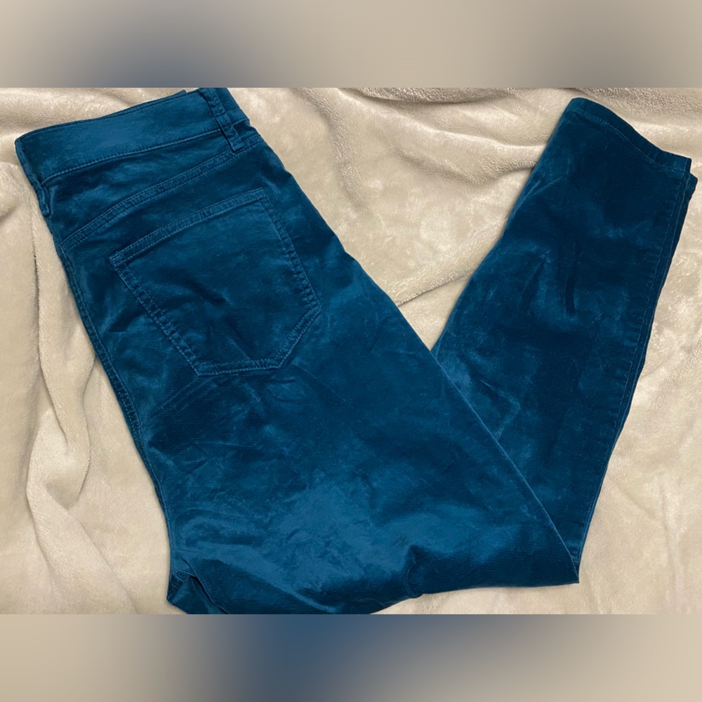 Ann Taylor Teal Ankle Pants